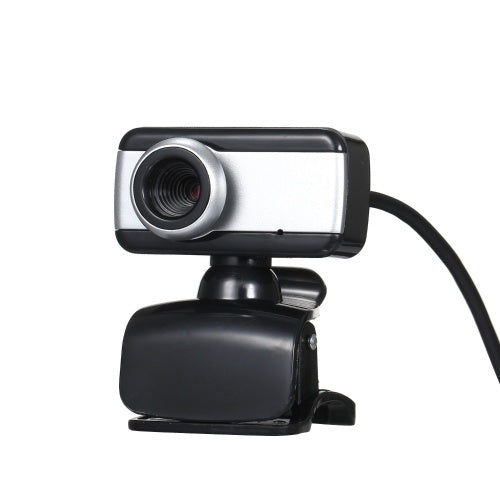 Web Camera PC Laptop Computer Desktop Clip-On USB Webcam with Built-in Microphone