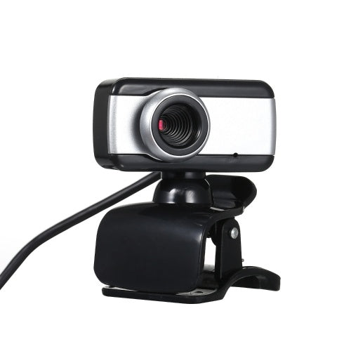 Web Camera PC Laptop Computer Desktop Clip-On USB Webcam with Built-in Microphone