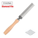 Diamond File for Diamond Wood Carving Metal Glass Grinding Woodworking Garden Tool 4In