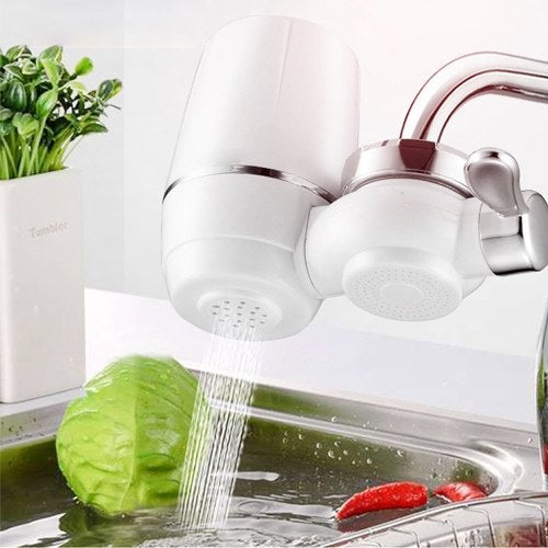 Tap Water Purifier Clean Kitchen Faucet Remove Water Impurities Rust Mini Washable Ceramic Percolator Water Filter