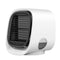 Mini Desktop Air Conditioner Anionic Air Conditioner Fan Air Purification Humidification Mini Cooling Fan USB Multifunctional Cooler Green M201