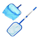 Swimming Pool Skimmer Net Set Includes 1 PCS Deep Leaf Skimmer Net 1 PCS Leaf Rake with Mesh Net Bag 1 PCS Aluminum Telescopic Pole Cleaning Tool for Pools and Spa (Flat Rake and Deep Rake)