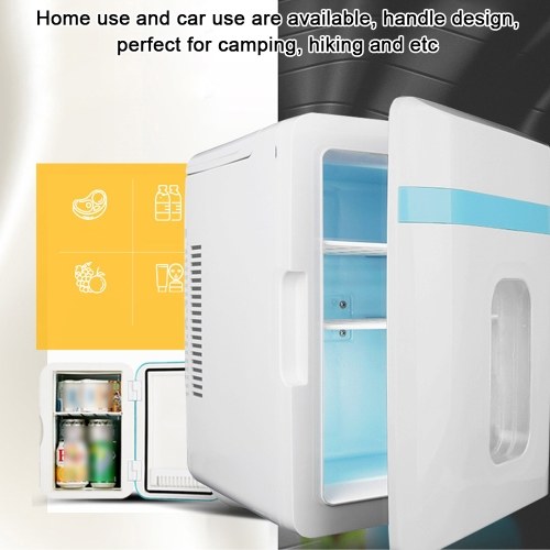 12V Mini Universal Vehicle Fridge Portable Car Freezer Food Heater 10L Refrigerator