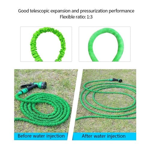 75FT Garden Hose Upgrade Expandable Magic Flexible Water Hose Plastic Hoses Pipe