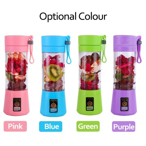 380ml USB Electric Charging Juice Cup Portable Multifunctional Home Fruit Blender Juicer