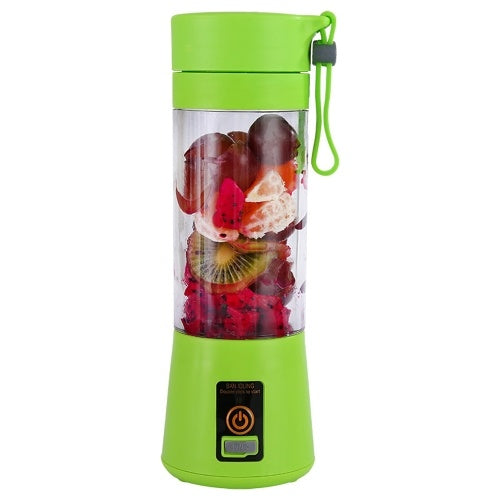 380ml USB Electric Charging Juice Cup Portable Multifunctional Home Fruit Blender Juicer