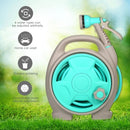 Retractable Garden Hose-Reel with 6 Adjustable Sprayer Nozzle Dual Size Connector 10M Water Garage Tool Car Cleaning Tools