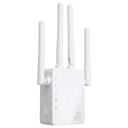 WiFi Booster 1200Mbps Dual Band 2.4GHz 5GHz WiFi Internet Signal Amplifier Wireless Repeater for Router with Four Antennas Two Interfaces