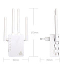 WiFi Booster 1200Mbps Dual Band 2.4GHz 5GHz WiFi Internet Signal Amplifier Wireless Repeater for Router with Four Antennas Two Interfaces