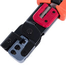 3-In-1 Crimping Tool PassThrough Cutter for RJ22/4P RJ11/6P RJ45/8P Ethernet Network LAN Cable Plier Crystal Head Cable Cutter Peeling Shear