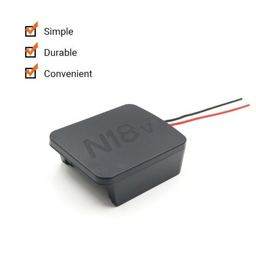 M18 18V Battery Converter Adapter Converter Compatible with Milwaukee M18 18V Series Lithium Battery M18 18V Power Tool Li-ion Battery DIY Adapter