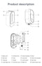 موزع سائل كحولي مثبت على الحائط بدون حفر، تحريض تلقائي لغسالة اليد، منظف بمستشعر لليد بدون لمس، آلة تطهير اليد بدون لمس، رذاذ رذاذ كحولي للحمام، الفندق، المطعم، 350 مل