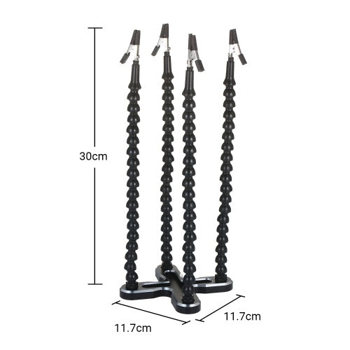 Soldering Station Welding Repair Third Hand Multifunctional Welding Tool PCB Holder Flexible 4 Arm Alloy Stand