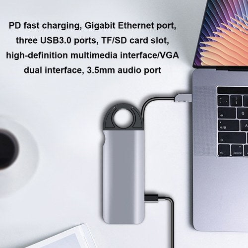 محطة كمبيوتر محمول مجموعة التحكم المحور USB Hub