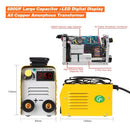 Arc Welder 250Amps LCD Welding Machine Portable Mini Electric Welder Anti-Stick