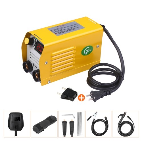 Arc Welder 250Amps LCD Welding Machine Portable Mini Electric Welder Anti-Stick