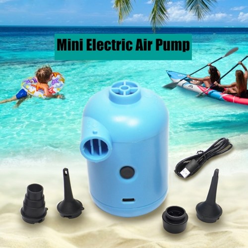 Portable USB Electric Air Pump Air Mattress Boat Sofa Auto Air Inflatable Pump for Car Camping Inflator