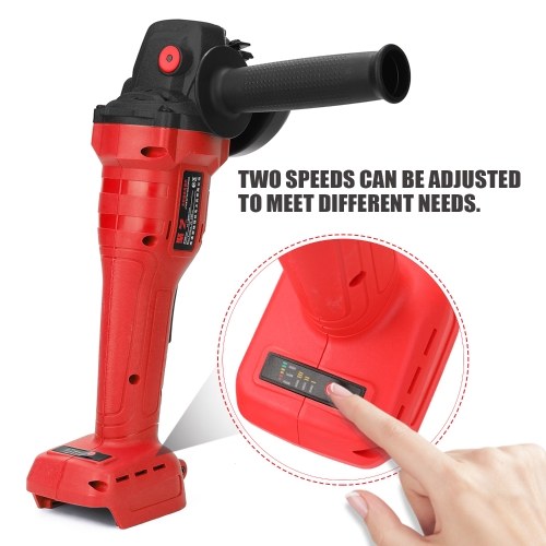 21V 100mm Brushless Cordless Impact Angle Grinder Variable Speed DIY Power Tool Portable Polishing Machine Professional Polisher