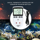 Digital Thermostat Controller for Terrarium Aquarium Reptiles Temperature Controlled Outlet with Timer and Probe for Greenhouse Seed Germination Incubator Refrigerator