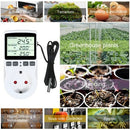 Digital Thermostat Controller for Terrarium Aquarium Reptiles Temperature Controlled Outlet with Timer and Probe for Greenhouse Seed Germination Incubator Refrigerator