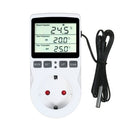 Digital Thermostat Controller for Terrarium Aquarium Reptiles Temperature Controlled Outlet with Timer and Probe for Greenhouse Seed Germination Incubator Refrigerator