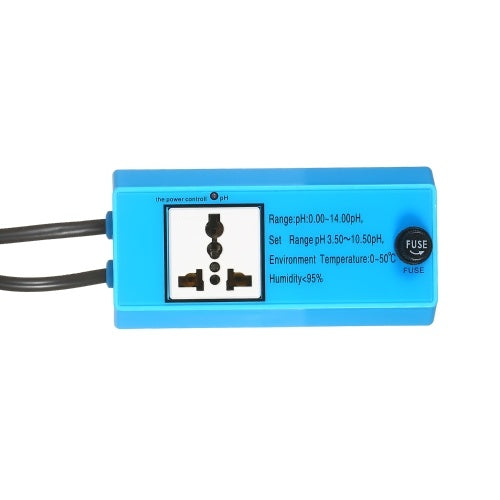 230V 3-in-1 pH/Salinity/TEMP Water Quality Detector pH/TEMP-Salinity Controller 14.00pH Value 0-199.9ppt Salinity Water Quality Tester for Aquarium Hydroponics Tank Monitor