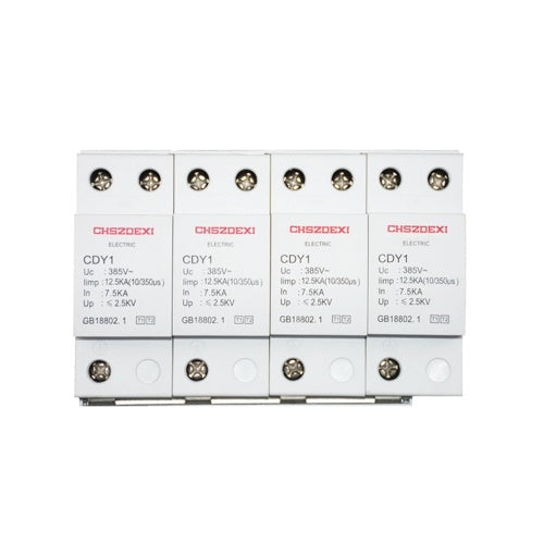 380V House Surge Protector Protective Low-voltage Arrester Device 4P L-ightning Protecting Device