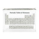 Acrylic Periodic Table Display Kids Teaching Tool Home Decoration Crystal Chemical Element Display