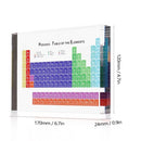 Acrylic Periodic Table Display Kids Teaching Tool Home Decoration Multicolor Chemical Element Display