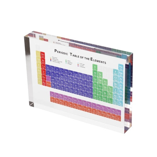 الاكريليك عرض الجدول الدوري للأطفال أداة التدريس ديكور المنزل متعدد الألوان عرض العنصر الكيميائي