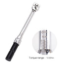 5pcs 3/8 Inch DR 5-60Nm Adjustable Torque Wrench Set Bike Car Fixing Tool Accurate Repairing Spanner Kit Hand Tool