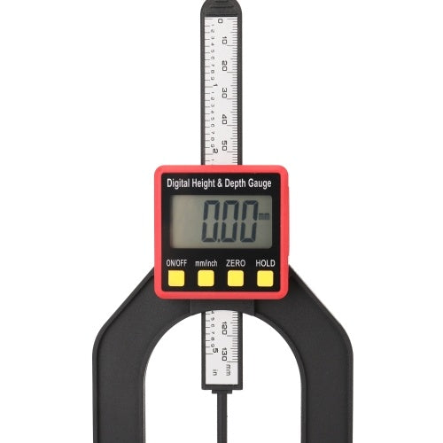 0-80mm 0.01mm LCD Digital Display Altimeter Woodworking Depth Meter