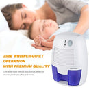 Mini Quiet Dehumidifier for 100 sq. ft with 250ml/D Dehumidification Capacity and 500ml Water Tank Electric Plug-in Peltier Dehumidifier