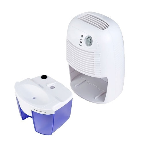 Mini Quiet Dehumidifier for 100 sq. ft with 250ml/D Dehumidification Capacity and 500ml Water Tank Electric Plug-in Peltier Dehumidifier