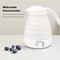 Portable Travel Electric Kettle with Temperature Control Collapsible Water Boiler and Warmer with 0.8 Litre