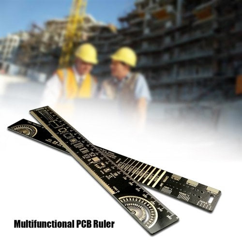 250mm PCB Reference Ruler Chip IC SMD Diode Transistor Measuring Tool For Electronic Engineers