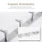 Wall Mounted Hook Heavy Duty Stainless Steel Coat Rack Hanger with 3 Hooks for Home Bedroom Kitchen Bathroom Garage