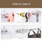 Wall Mounted Hook Heavy Duty Stainless Steel Coat Rack Hanger with 3 Hooks for Home Bedroom Kitchen Bathroom Garage