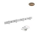 Wall Mounted Hook Heavy Duty Stainless Steel Coat Rack Hanger with 3 Hooks for Home Bedroom Kitchen Bathroom Garage