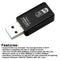 Dual Band Wireless USB Adapter 2.4G 5G WiFi Network Card AC1200Mbps USB3.0 Host Interface