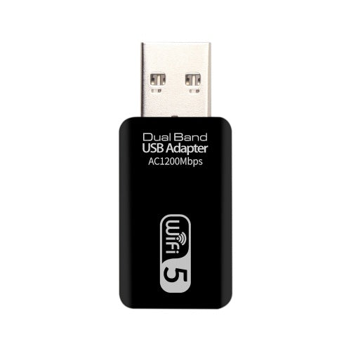 محول USB لاسلكي ثنائي النطاق 2.4G 5G WiFi بطاقة الشبكة AC1200Mbps USB3.0 واجهة المضيف