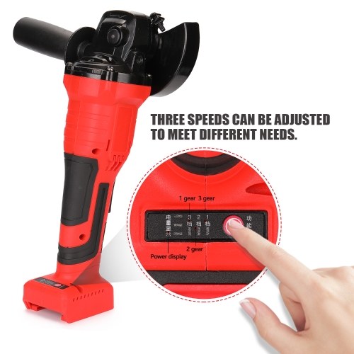 780W 125mm Brushless Cordless Impact Angle Grinder Variable Speed DIY Power Tool Cutting Machine Polisher