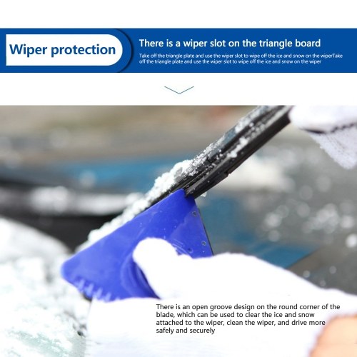 Extendable Snow Brush with Ice Scraper Auto Windshield Snowbrush No Scratch Removal Tool for Car Truck SUV