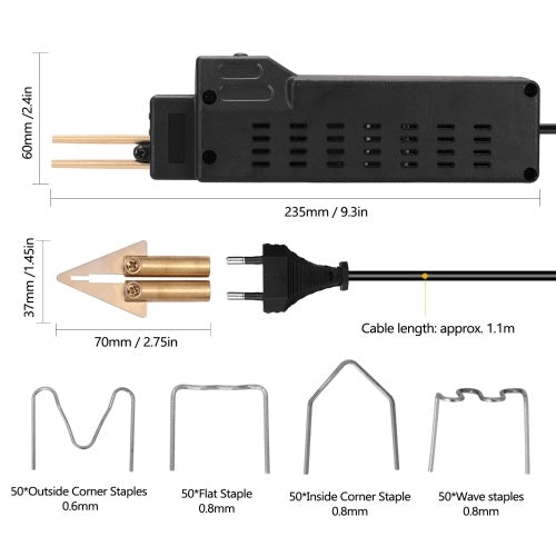 Car Bumper Repairing Machine Plastic Welding Machines Welding Repairing Tool Hot Staplers 50W