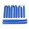 11pcs Metal Carbide Welding CNC Lathe Tools Carbide Brazed Tipped Cutter Tool Bit Cutting Kit  8mm 10mm Optional