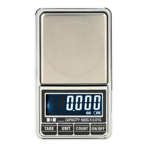 Professional Mini Digital Scale Jewelry Electronic Pocket Scale Precision Balance 600g*0.01g / 1000g*0.1g