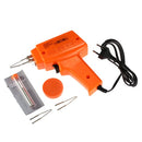 Household Electric Soldering Iron Lighting Solder Gun Set Rapid Heating with Solder Tip Paste Wire 220-240V 100W