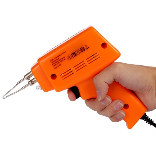 Household Electric Soldering Iron Lighting Solder Gun Set Rapid Heating with Solder Tip Paste Wire 220-240V 100W