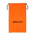 24*14cm Orange Small Drawstring Flocked Protection Bag Pouch