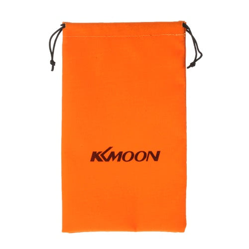 24*14cm Orange Small Drawstring Flocked Protection Bag Pouch